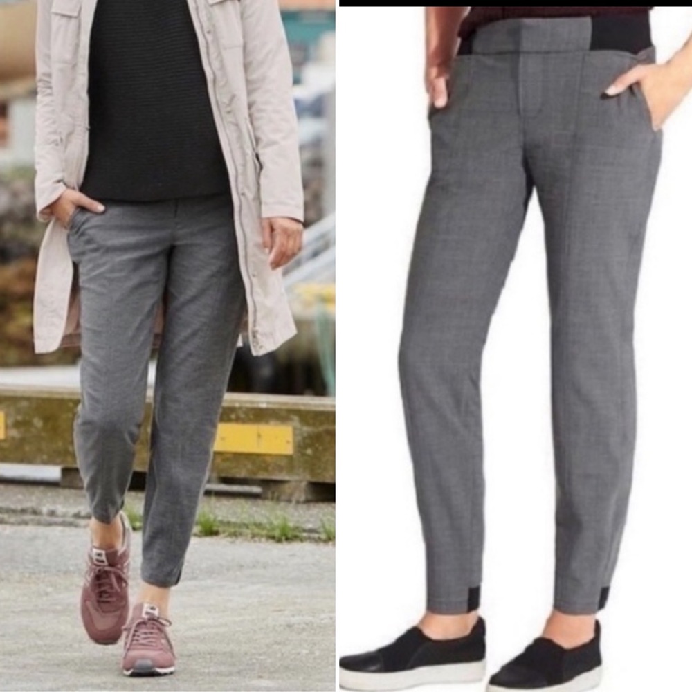 NWT Athleta Wool Work It City Pants Trouser Jogger 10